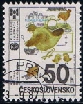 Stamps Czechoslovakia -  Scott  2666  Asun Balzola españa