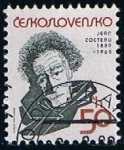 Stamps Czechoslovakia -  Scott  2733  Jean cocteau