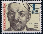 Stamps Czechoslovakia -  Scott  2773  Lenin