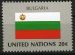 Stamps ONU -  Bandera - Bulgaria
