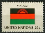 Sellos de America - ONU -  Bandera - Malawi