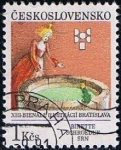 Stamps Czechoslovakia -  Scott  2834 Binette Schroder