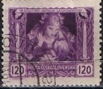 Stamps Czechoslovakia -  Scott  B129  Madre y el niño