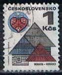 Stamps Czechoslovakia -  Scott  Roofs And folk (3)