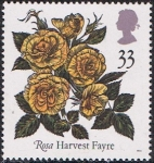 Stamps United Kingdom -  ROSAS. HARVEST FAYRE