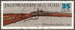 Stamps : Europe : Germany :  Armas de caza de Zuhl (DDR).