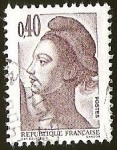 Stamps France -  LIBERTY DELACROIX - MARIANNE