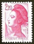 Stamps France -  LIBERTY DELACROIX - MARIANNE