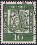 Stamps Germany -  BERLIN. ALEMANES CÉLEBRES. ALBERTO DURERO