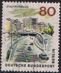 Stamps Germany -  BERLIN. MONUMENTOS. AUTOPISTA URBANA