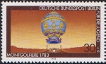 Sellos de Europa - Alemania -  BERLIN. AERONAUTICA. GLOBO DE AIRE CALIENTE, 1783