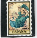 Sellos de Europa - Espa�a -  2210- EL EVANGELISTA SAN MATEO  ( EDUARDO ROSALES ).