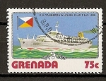 Sellos del Mundo : America : Grenada : Navios / Canberra.