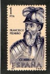 Stamps Spain -  1625- FRANCISCO PIZARRO.