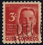 Sellos de America - Cuba -  Enrique López Calleja Hensell - Retiro de Comunicaciones