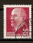 Stamps Europe - Germany -  DDR / P. Walter Ulbritch.