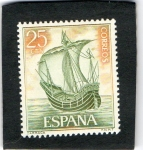 Stamps Spain -  1600- HOMENAJE A LA MARINA ESPAÑOLA - CARRACA.