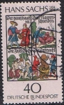 Stamps Germany -  IV CENT. DE LA MUERTE DEL POETA Y COMPOSITOR HANS SACHS