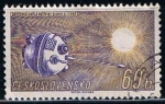 Stamps Czechoslovakia -  Escenas Espaciales