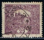 Stamps Czechoslovakia -  Scott  46  Hradcany en Praga