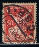 Stamps Czechoslovakia -  Scott  72  Checoslovaquia rompiendo la cadenas de la livertad