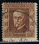 Stamps Czechoslovakia -  Scott  100  Pres. Masaryk