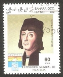 Stamps Morocco -  Martín Alonso Pinzón, navegante