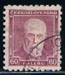 Stamps Czechoslovakia -  Scott  169  presidente Masaryk