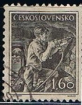 Stamps Czechoslovakia -  Scott  654  Mineros