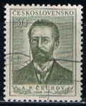 Sellos de Europa - Checoslovaquia -  Scott  665  Anton P. Chekhov