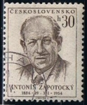 Stamps Czechoslovakia -  Scott  676  Pres. Antonin Zapotochy