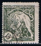 Stamps Czechoslovakia -  Scott  B124 Bohemia Leon rompiendo las Cadenas