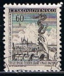 Stamps Czechoslovakia -  Serpiente y Baston