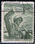 Stamps Czechoslovakia -  Soldado