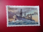 Stamps United States -  Liberty Ship. (Forever)