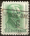 Stamps United States -  Andrew Jackson