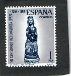 Stamps Spain -  1616- VII  CENT. RECONQUISTA DE JEREZ . VIRGEN DEL ALCAZAR.