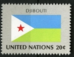 Stamps ONU -  B andera, Djiboute