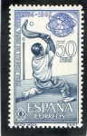 Sellos de Europa - Espa�a -  1594- FERIA MUNDIAL DE NUEVA YORK. 