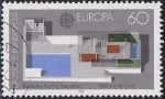 Sellos de Europa - Alemania -  EUROPA 1987. ARQUITECTURA MODERNA. PABELLÓN DE ALEMANIA EN LA FERIA DE BARCELONA DE 1928