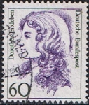 Stamps Germany -  MUJERES DE LA HISTORIA ALEMANA. DOROTHEA ERXLEBEN, FÍSICA