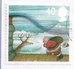 Stamps United Kingdom -  Navidad.