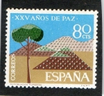 Sellos de Europa - Espaa -  1581- XXV AÑOS DE PAZ ESPAÑOLA. REPOBLACION FORESTAL.