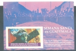 Sellos del Mundo : America : Guatemala : Semana Santa 1977 (Hoja Filatélica)