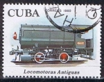 Stamps Cuba -  Scott  2359  Steam storage  (Primeras locomotoras)