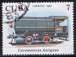 Stamps Cuba -  Scott  2359  Steam storage  (Primeras locomotoras) (2)