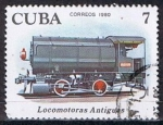 Sellos de America - Cuba -  Scott  2359  Steam storage  (Primeras locomotoras) (3)