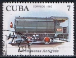 Stamps Cuba -  Scott  2359  Steam storage  (Primeras locomotoras) (4)