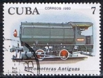 Sellos de America - Cuba -  Scott  2359  Steam storage  (Primeras locomotoras) (10)