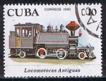 Sellos de America - Cuba -  Scott  2360  Locomotora 2-4-2 (Primeras locomotoras) (2)